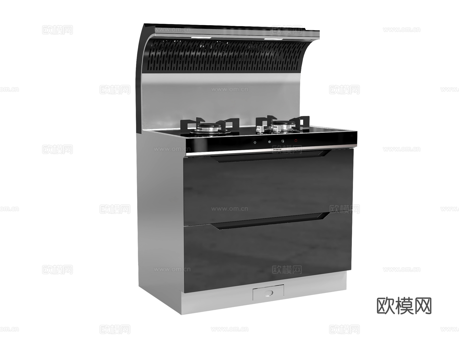 现代集成灶3d模型