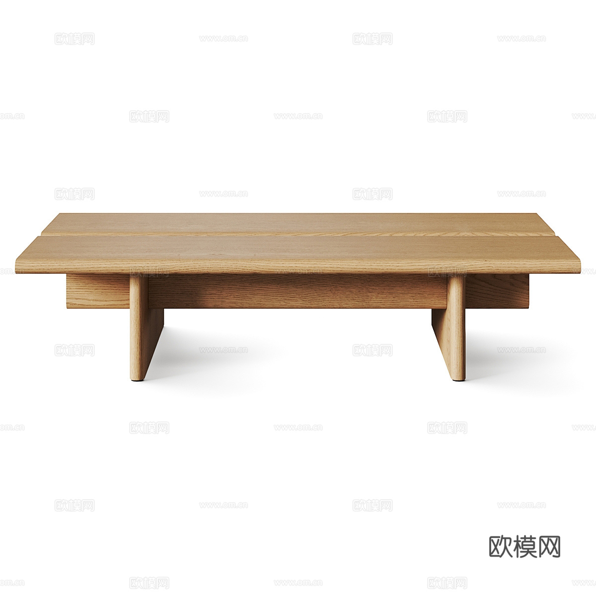 新中式实木茶几3d模型