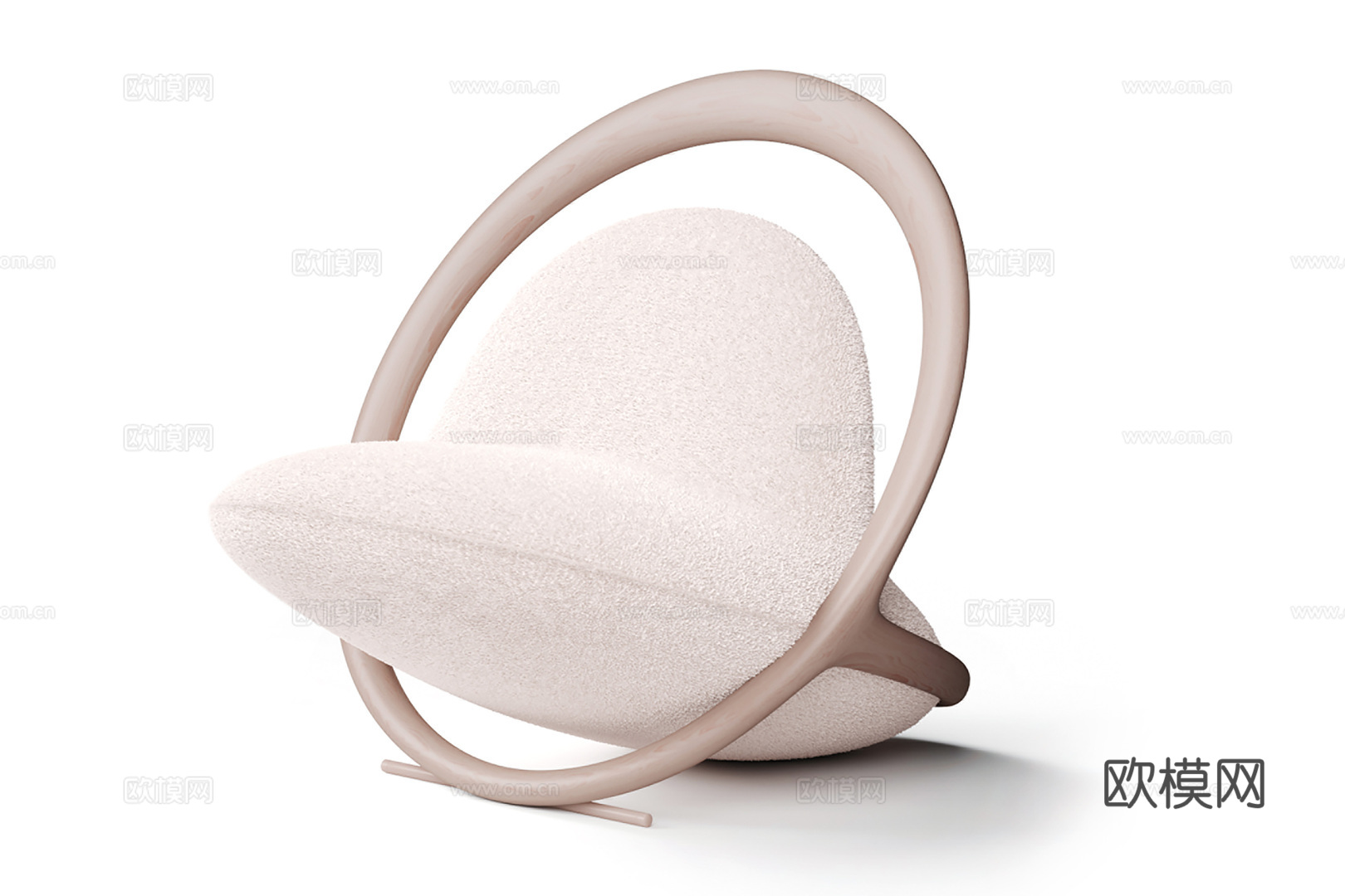 现代单人沙发椅3d模型