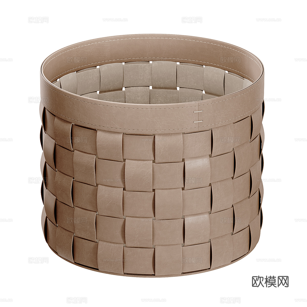 Mondina 圆形皮篮3d模型