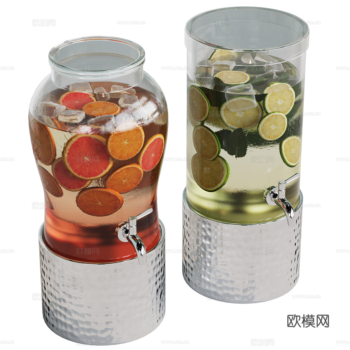 饮料分配器 泡酒 饮料3d模型