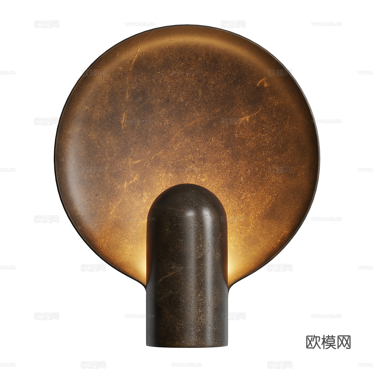 金属台灯 铁艺台灯 卧室台灯 床头台灯 沙发台灯 书房台灯3d模型