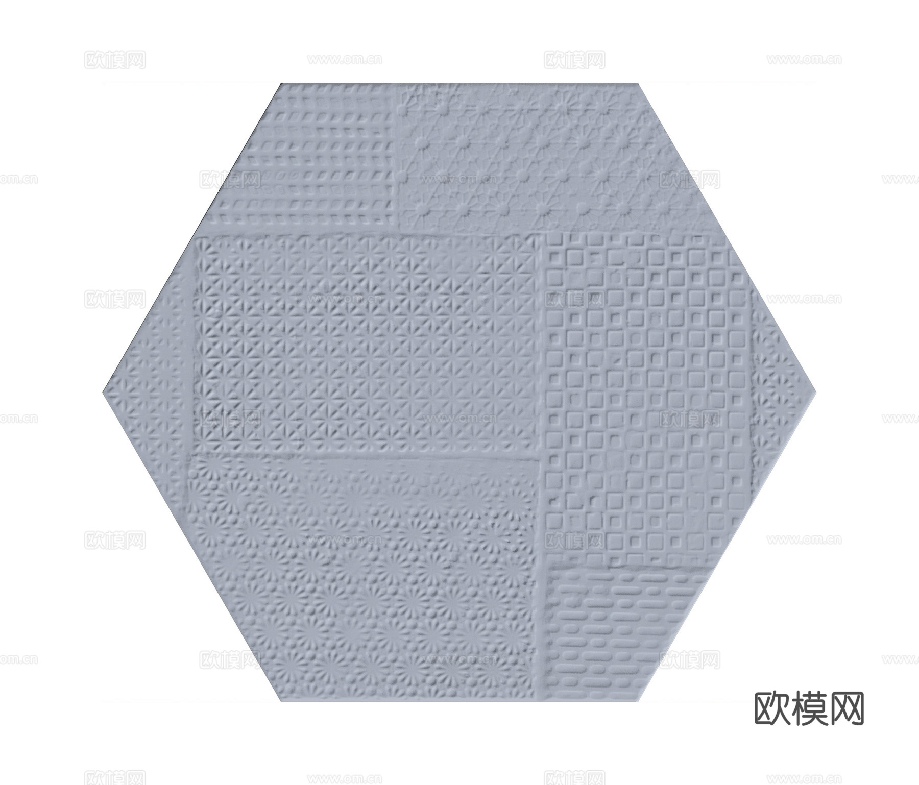 蓝色瓷砖