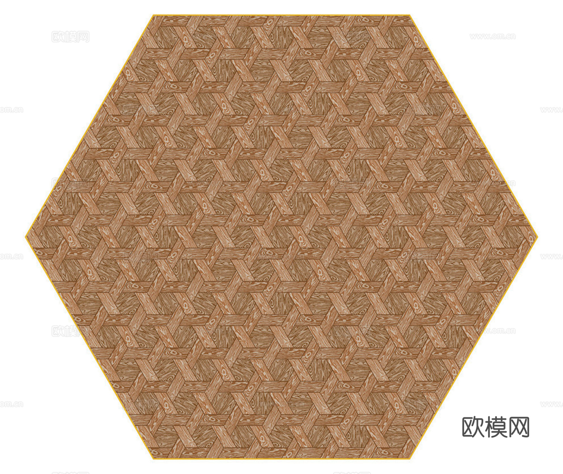 棕色几何地毯