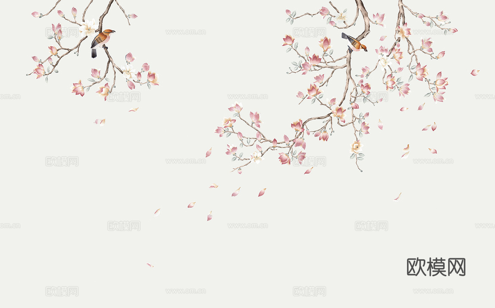 新中式花鸟壁纸