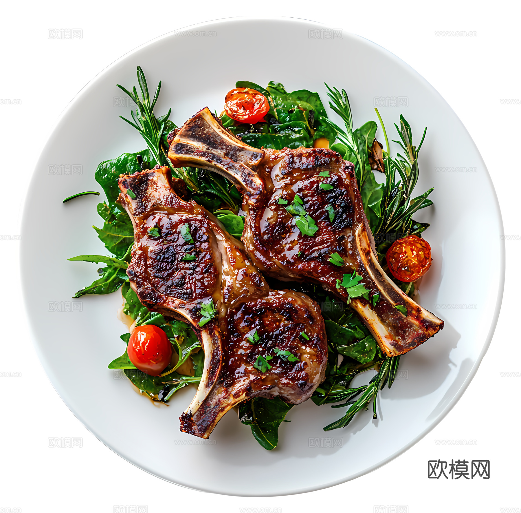 免抠烤羊排 羊腿 羊肉 牛排 牛肉 烧烤 烤肉