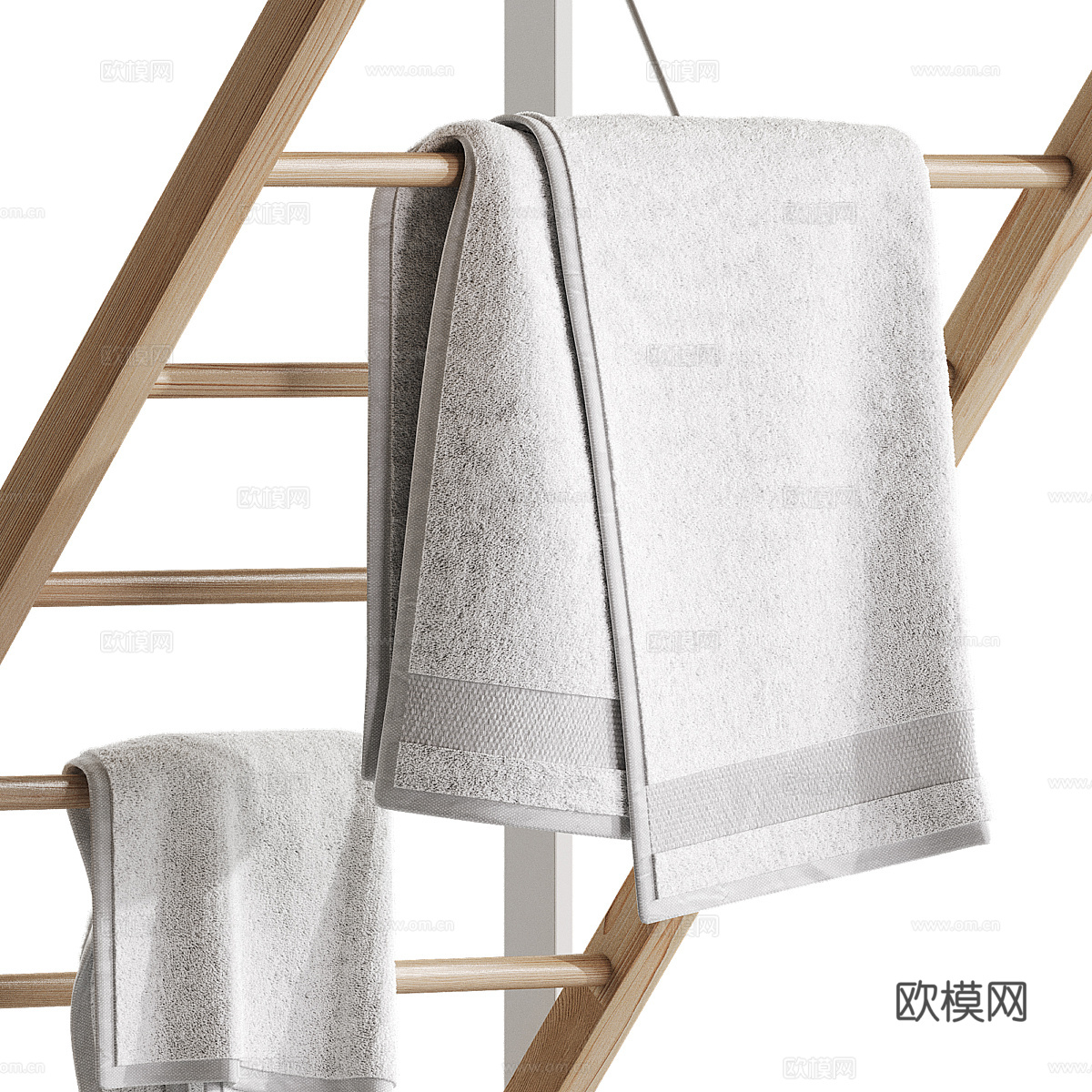 现代折叠晾衣架3d模型