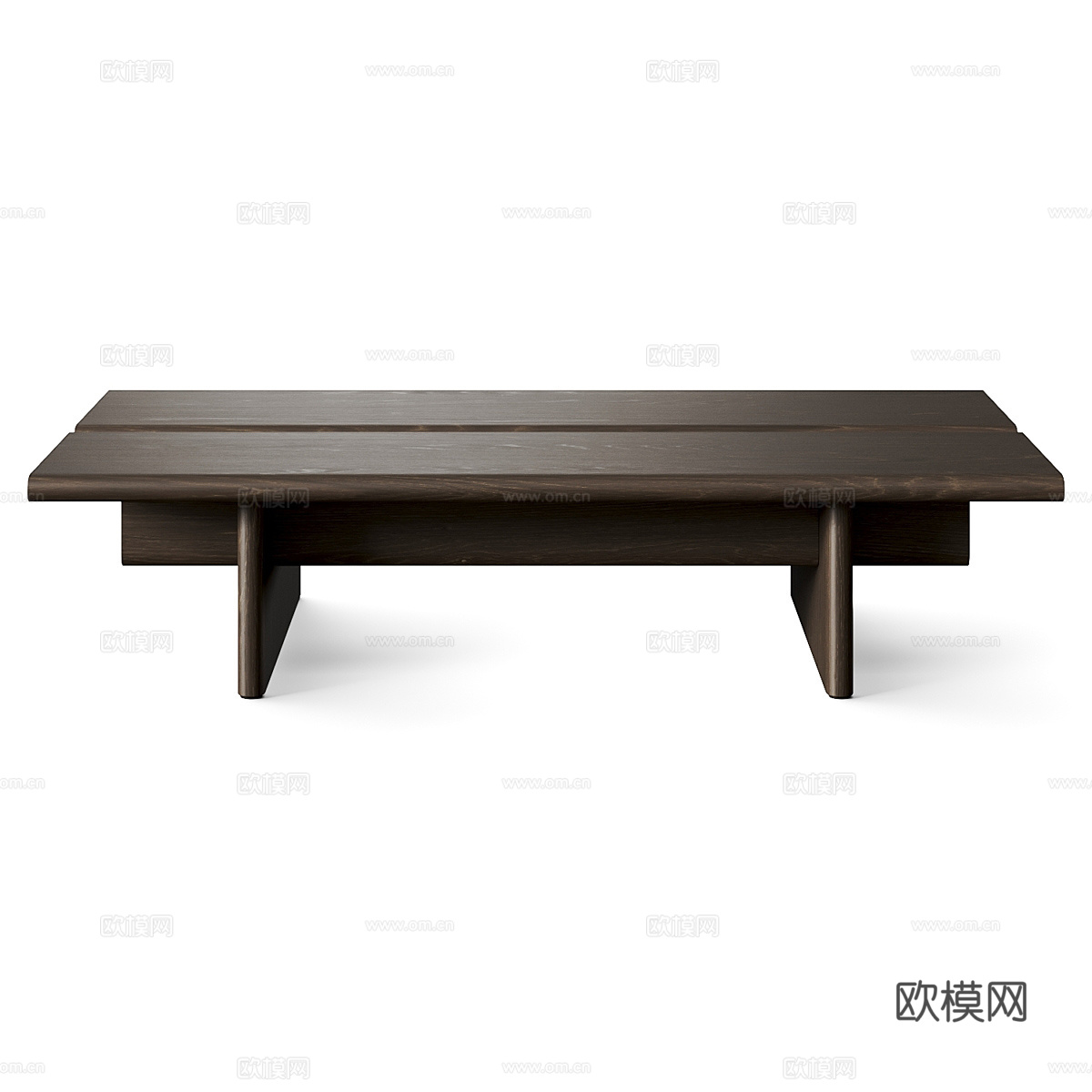 新中式实木茶几3d模型