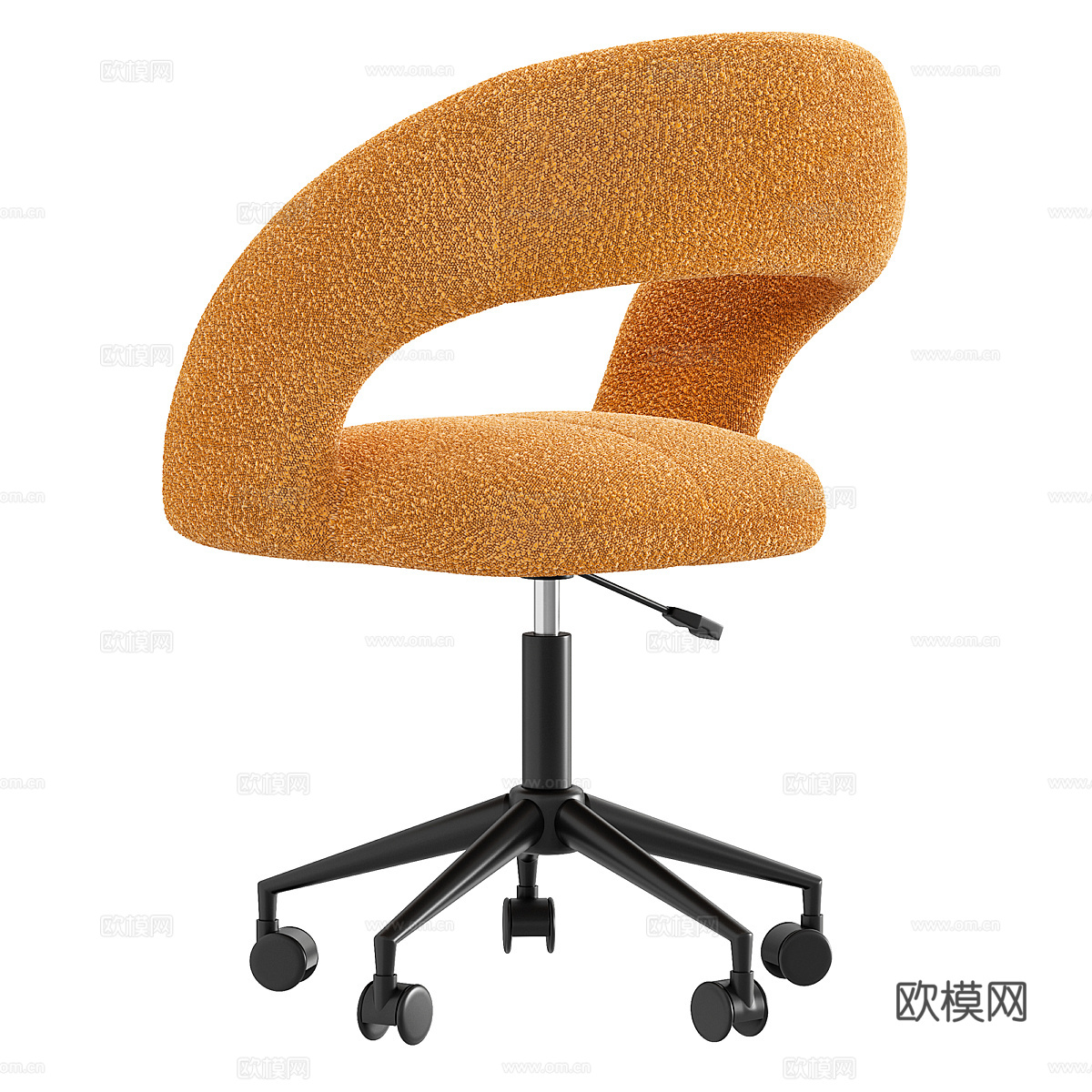 现代奶油风 Mia 办公椅3d模型