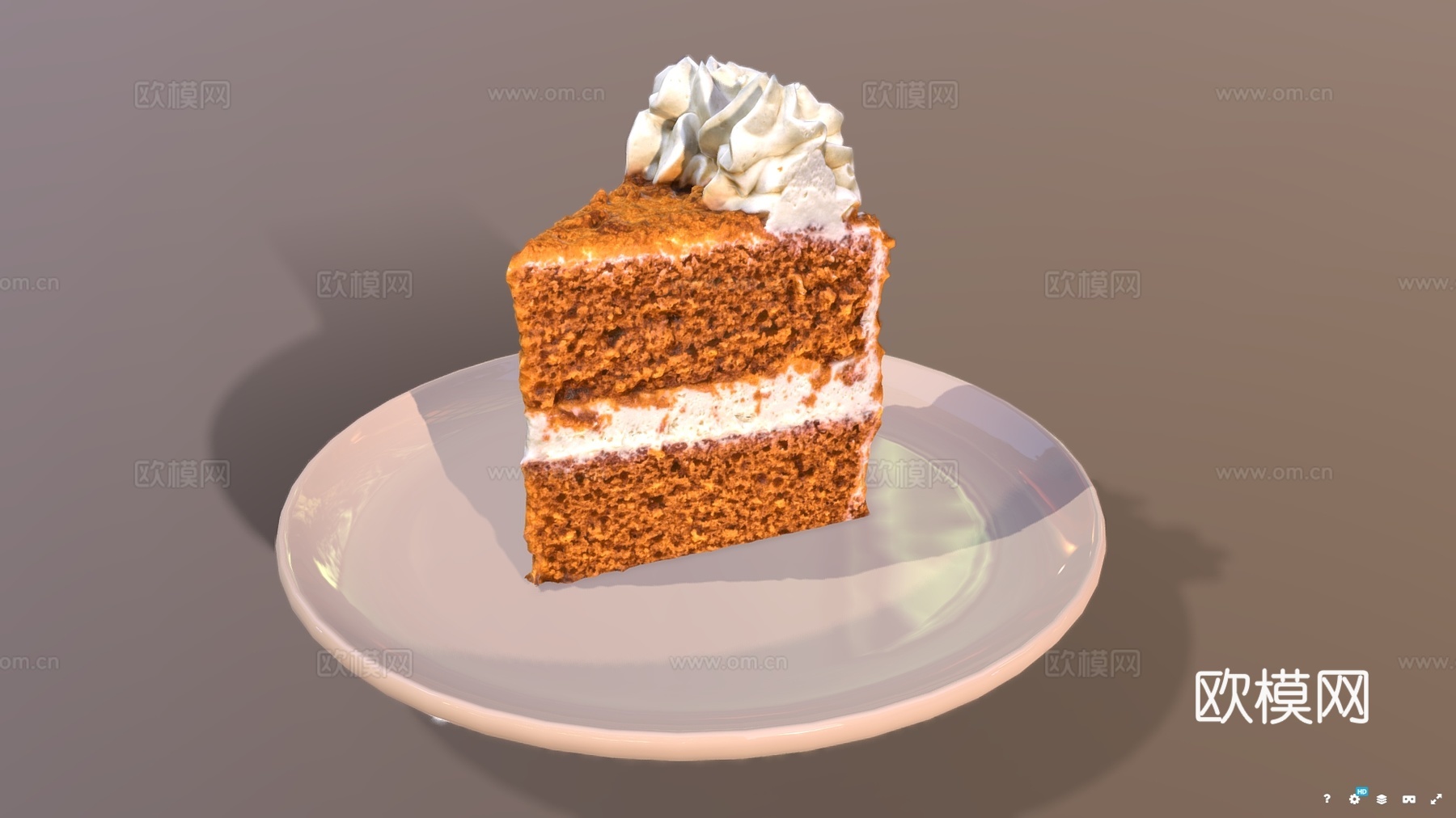 食物 蛋糕 巧克力蛋糕 生日蛋糕3d模型