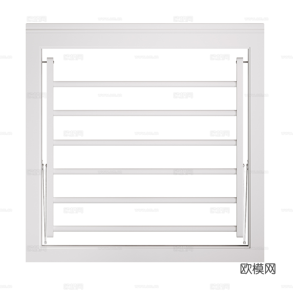 Aubrey 折叠晾衣架3d模型