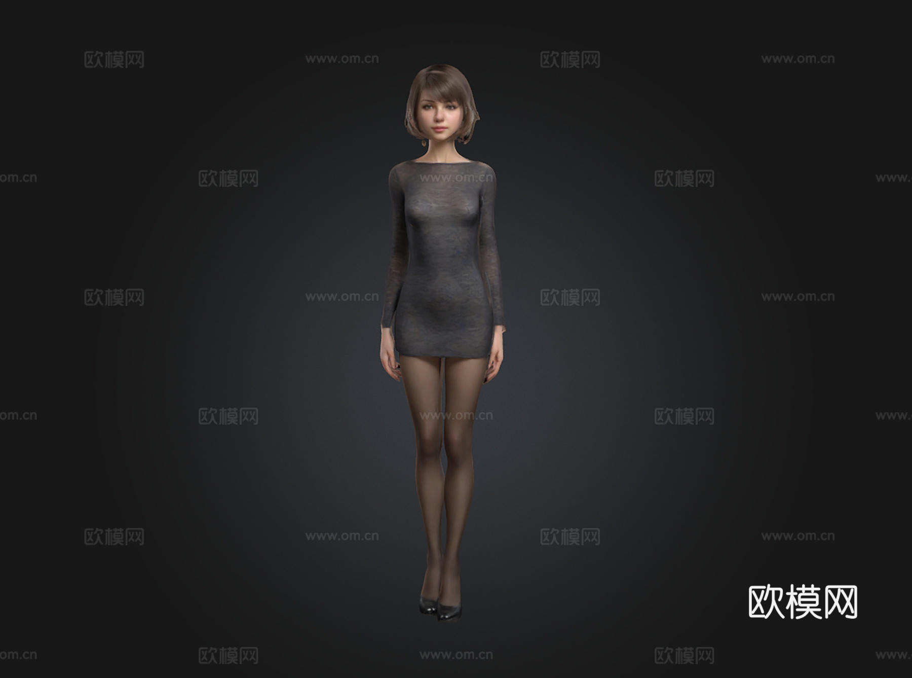 女人 美女 女孩 女性 妇女 人物模型 亚洲女人 欧洲女人3d模型