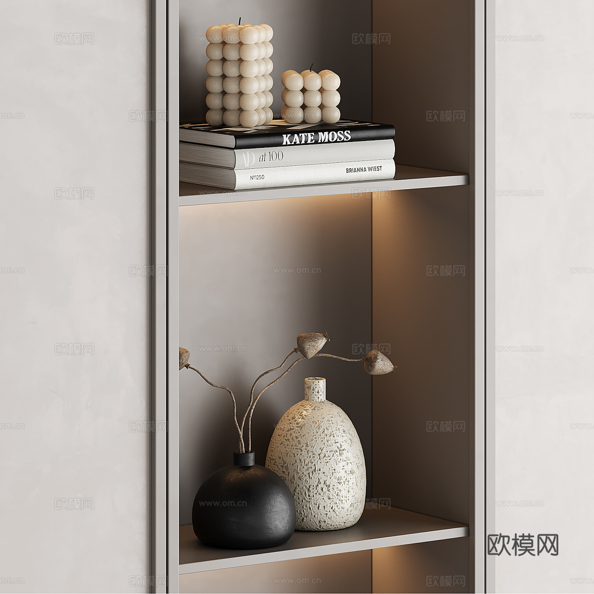 新中式衣柜3d模型