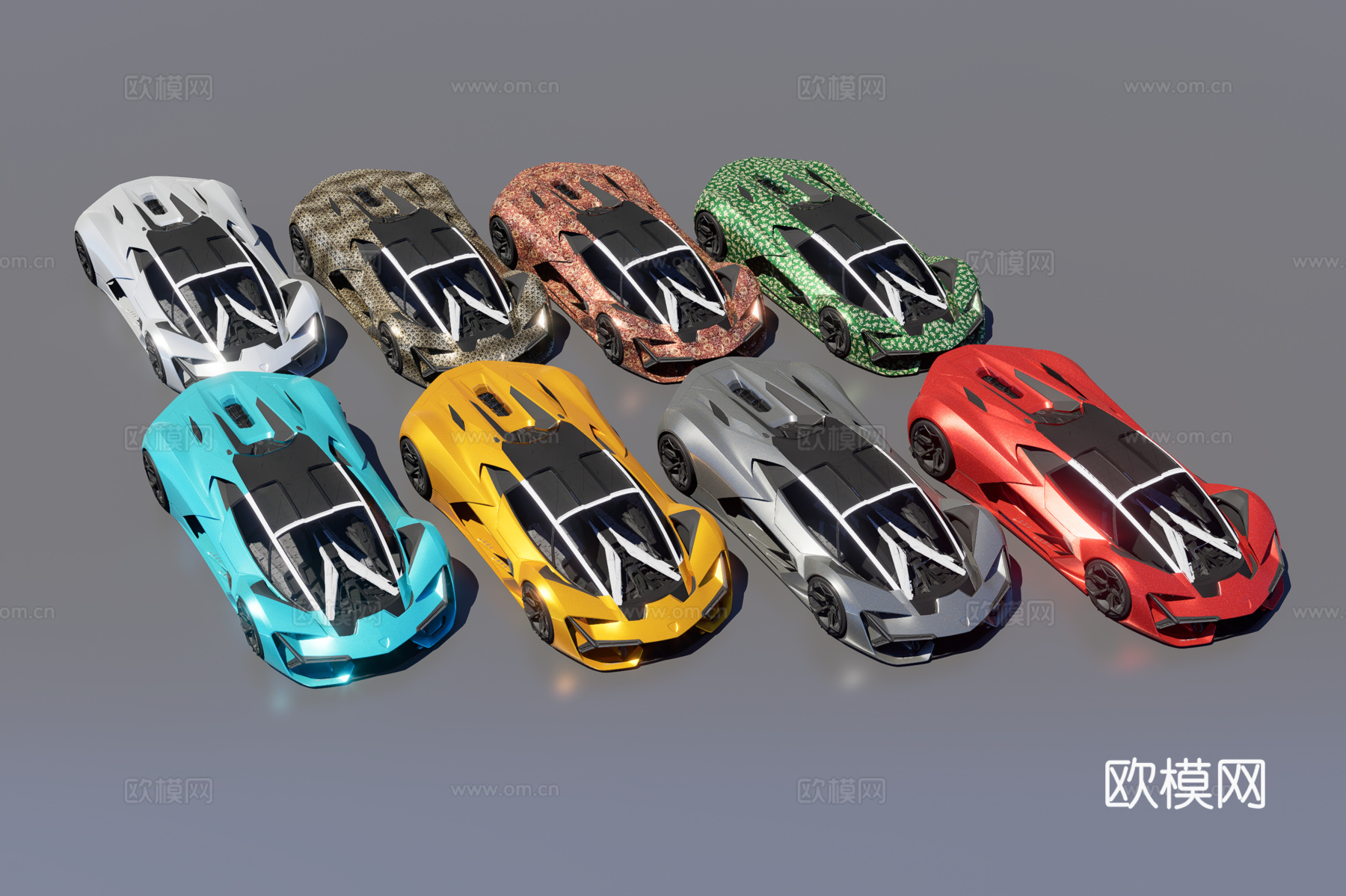 赛车跑车3d模型