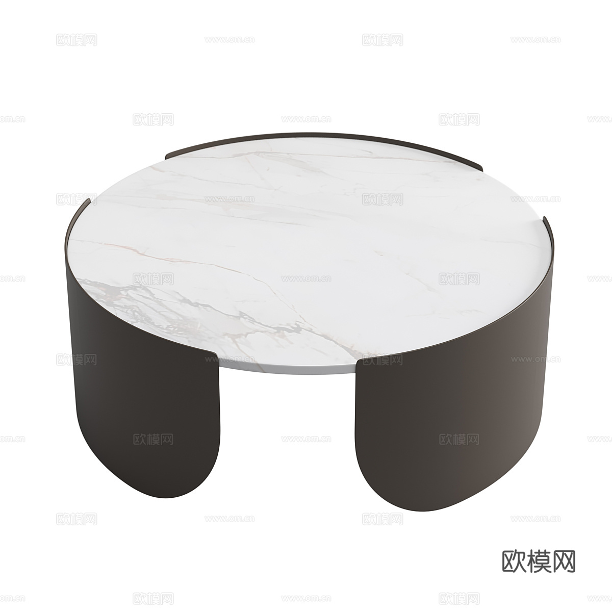 现代简约茶几 茶几 简约茶几 圆形茶几 客厅茶几3d模型