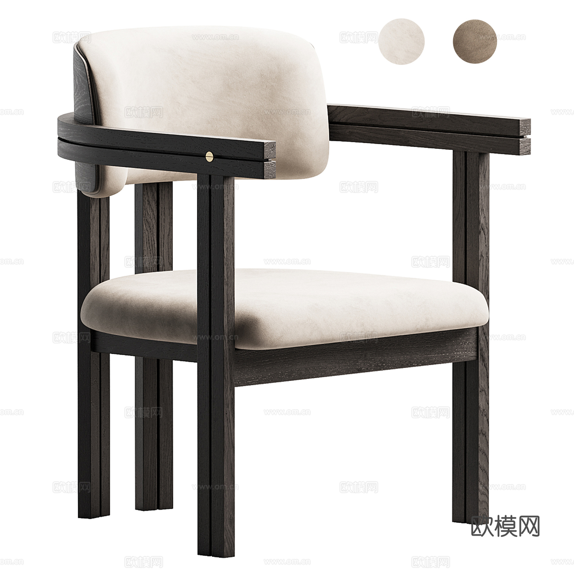 单椅 餐椅 扶手椅3d模型