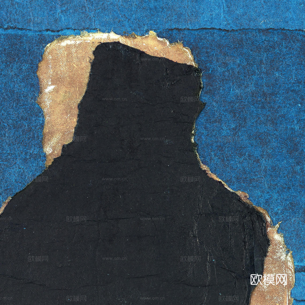 蓝色几何壁纸