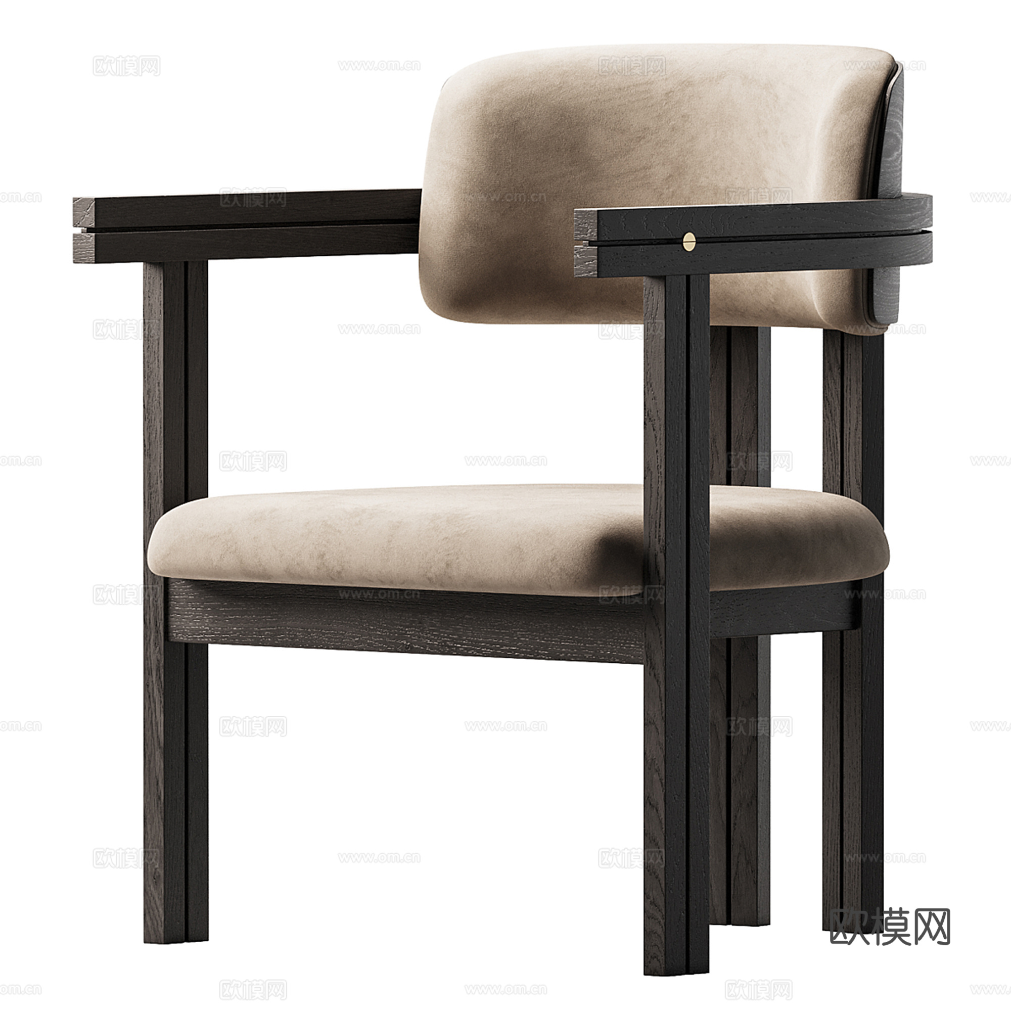 单椅 餐椅 扶手椅3d模型