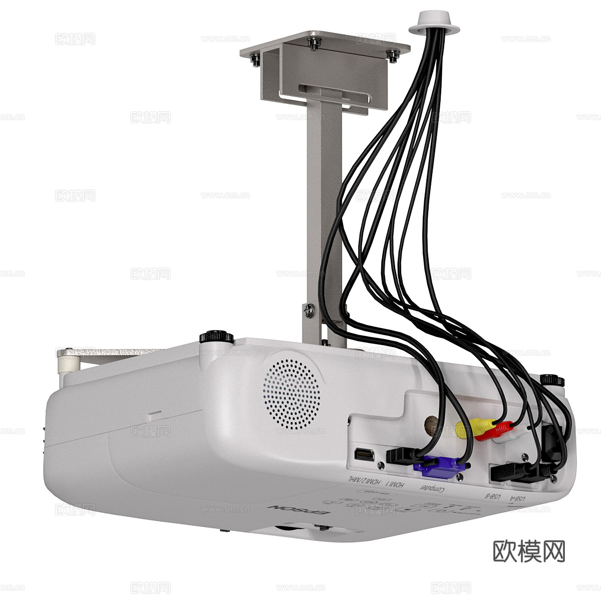 Epson 投影仪套装3d模型