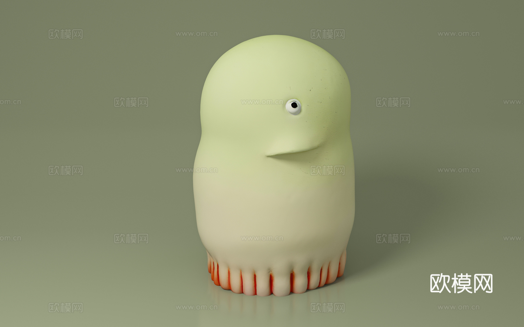 卡通怪物 精灵 妖怪 怪兽 玩偶 手办 玩具 摆件 雕塑 装3d模型