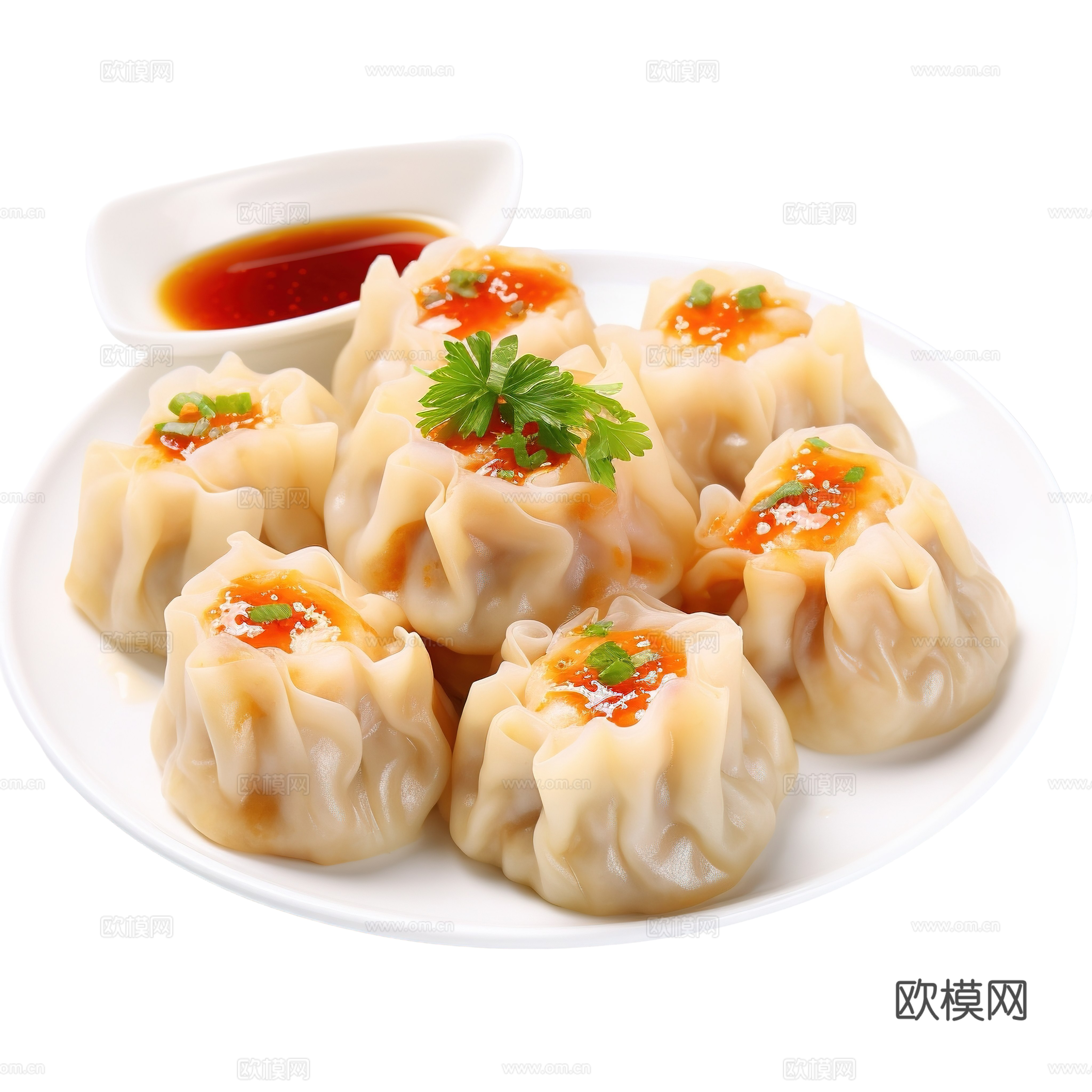 免抠水饺 水晶饺 烧麦