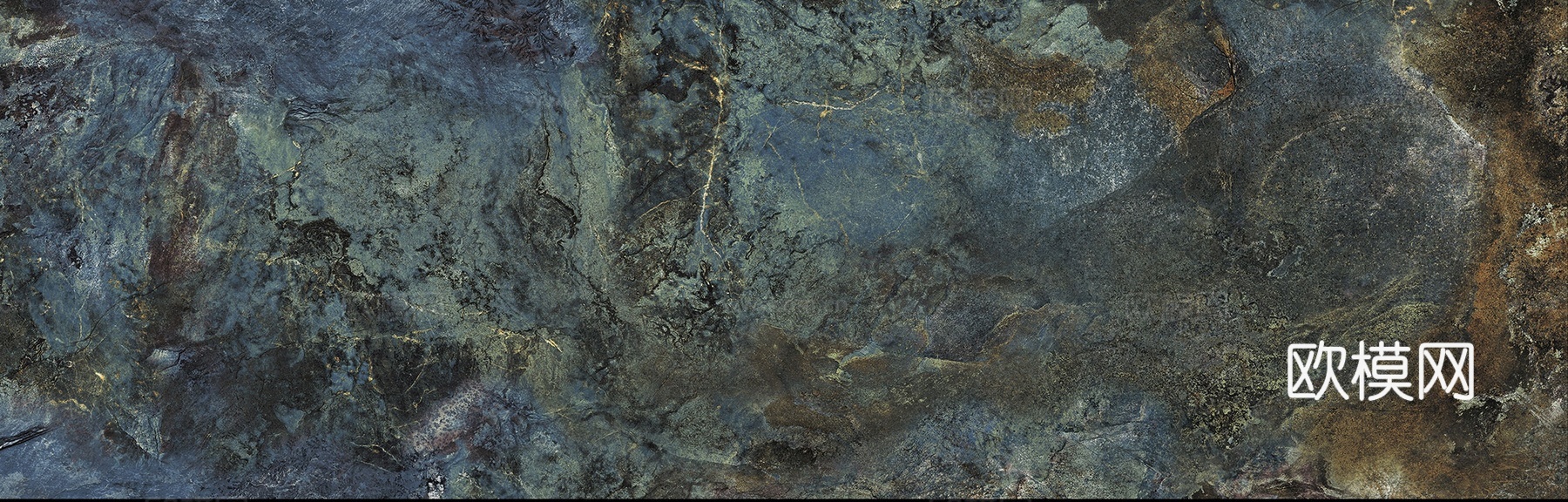 深蓝色大理石