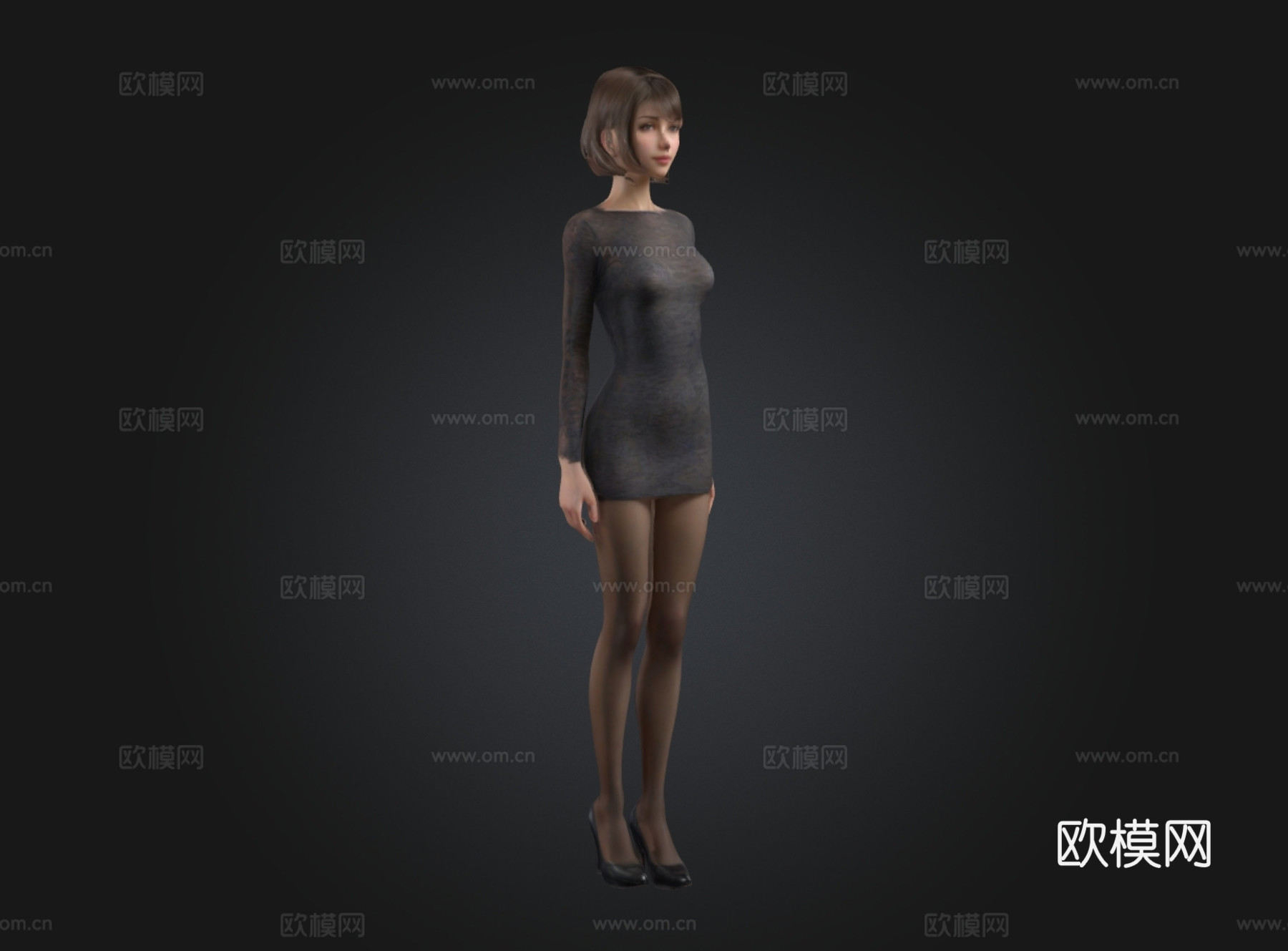 女人 美女 女孩 女性 妇女 人物模型 亚洲女人 欧洲女人3d模型