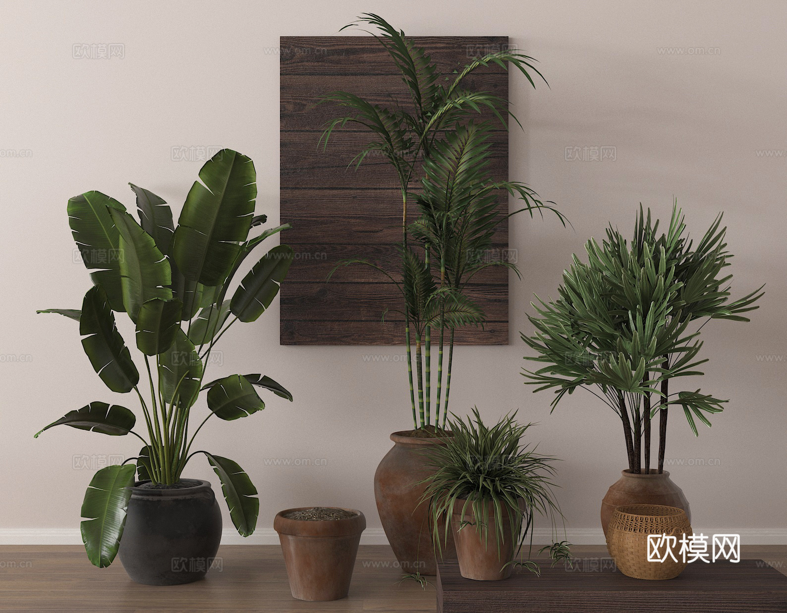 盆栽 盆景 绿植3d模型