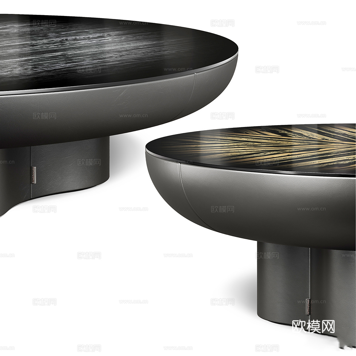 现代意式轻奢茶几3d模型