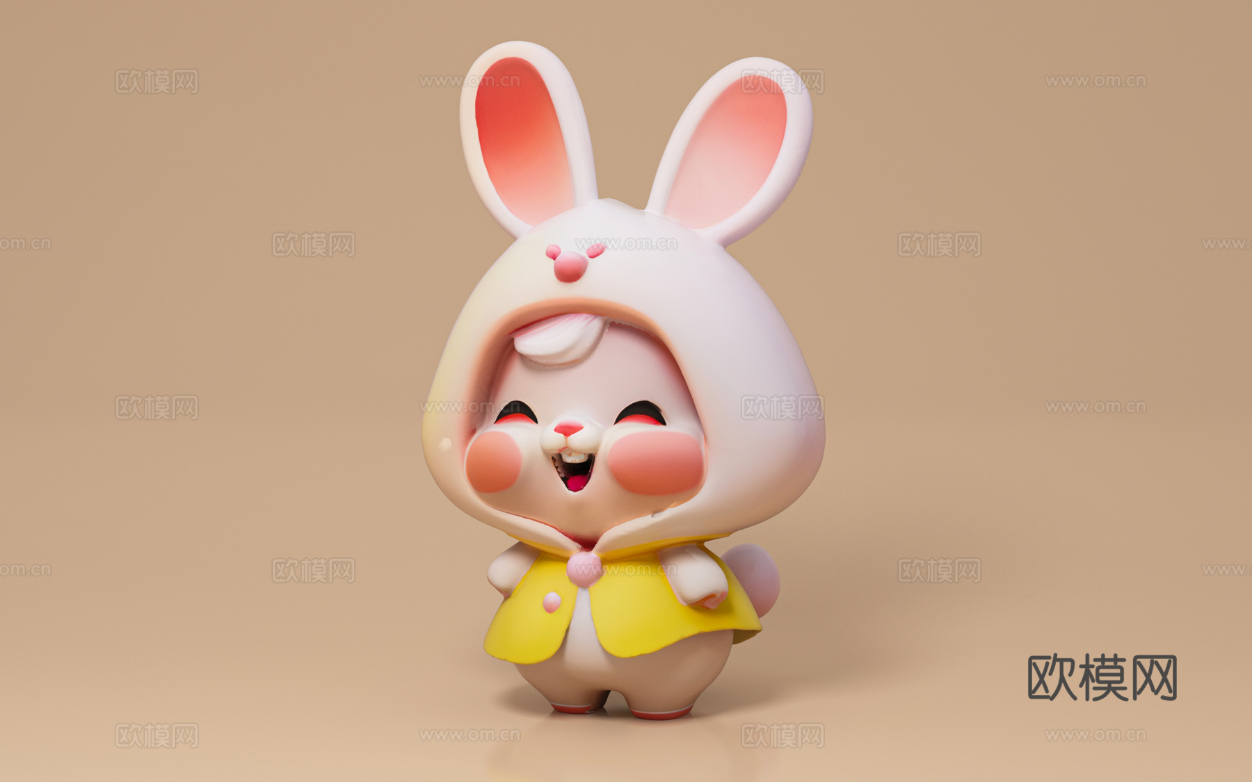 扮演 COS 可爱兔子 玩偶 装饰 手办 玩具 摆件 雕塑3d模型
