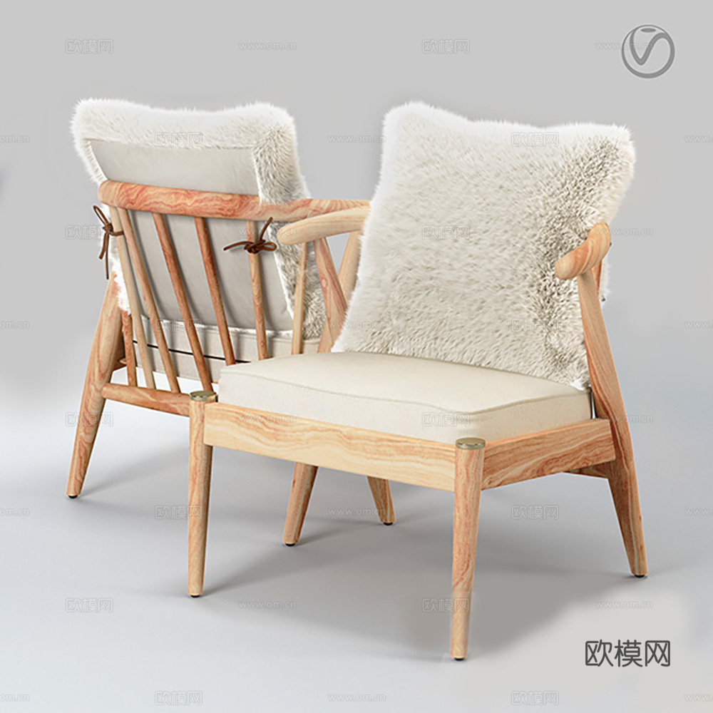 椅子 单椅 座椅 休闲椅3d模型