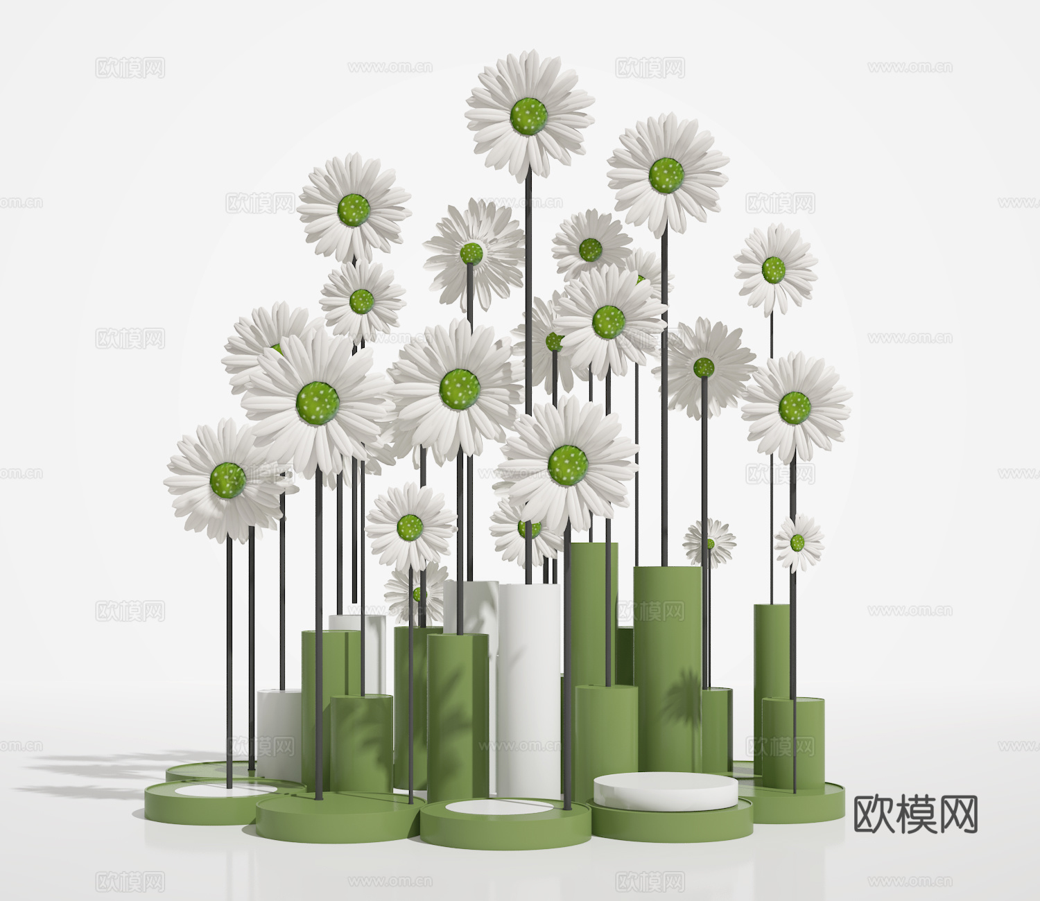 花艺美陈3d模型