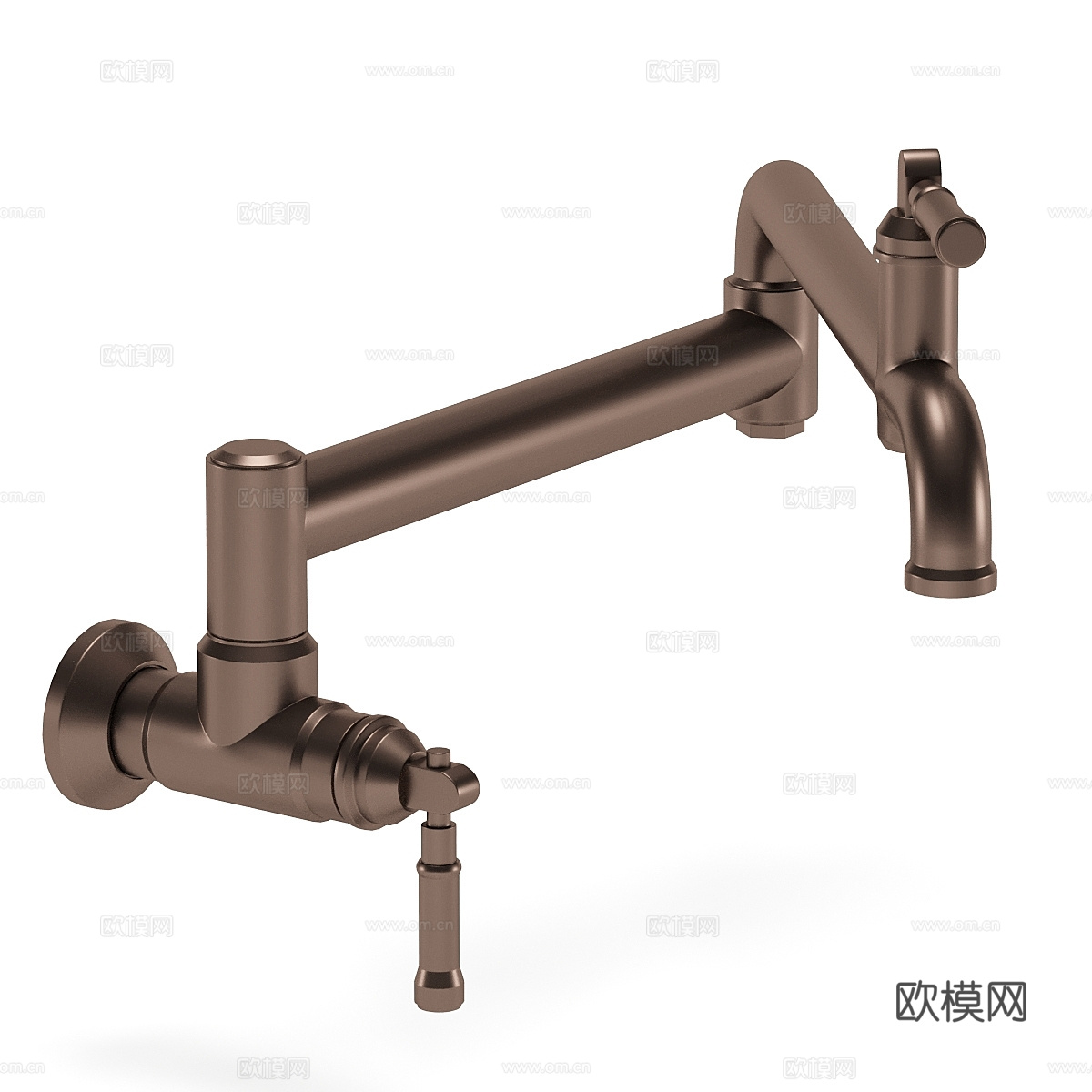 新中式轻奢 DELTA 厨房水龙头3d模型