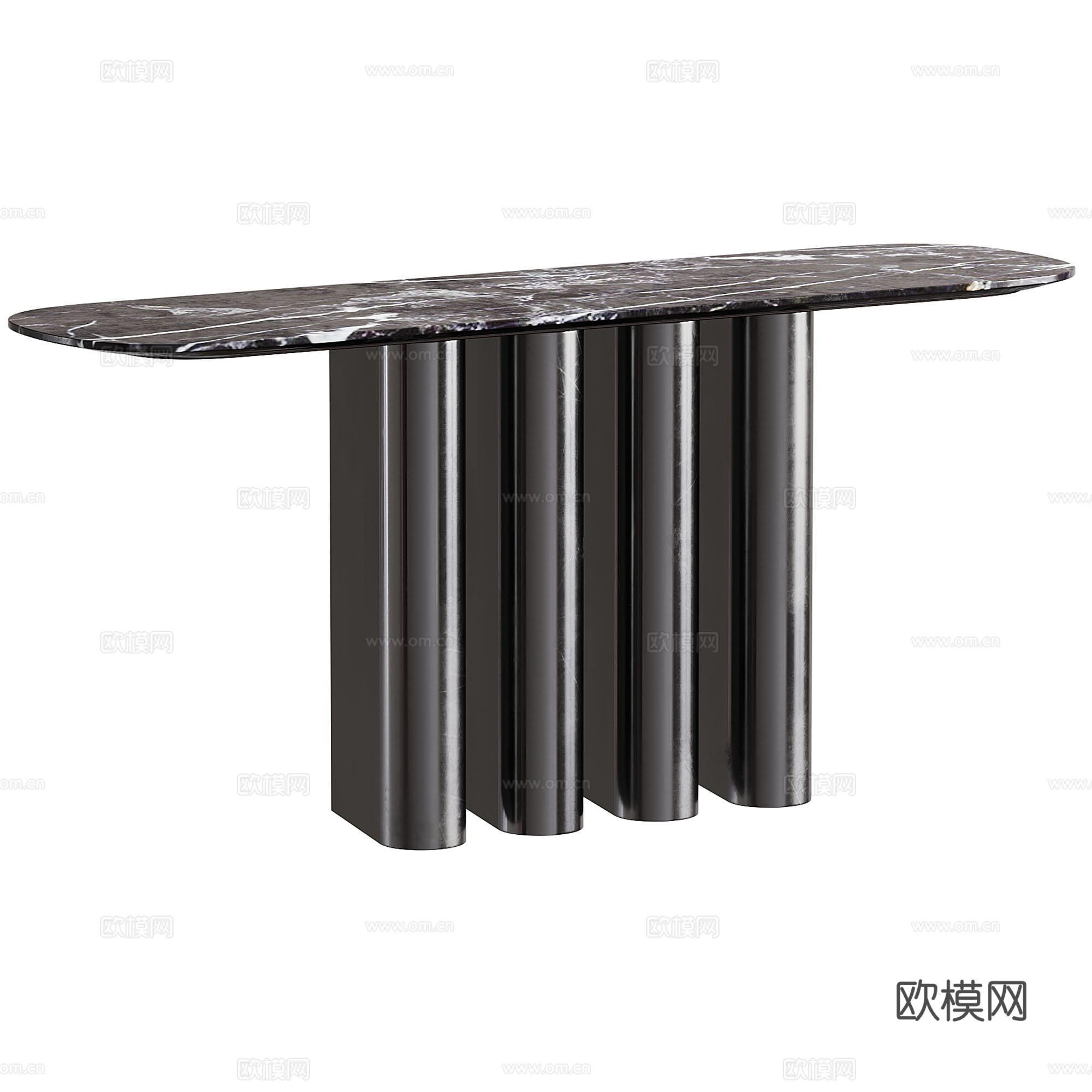 现代客厅 玄关桌3d模型