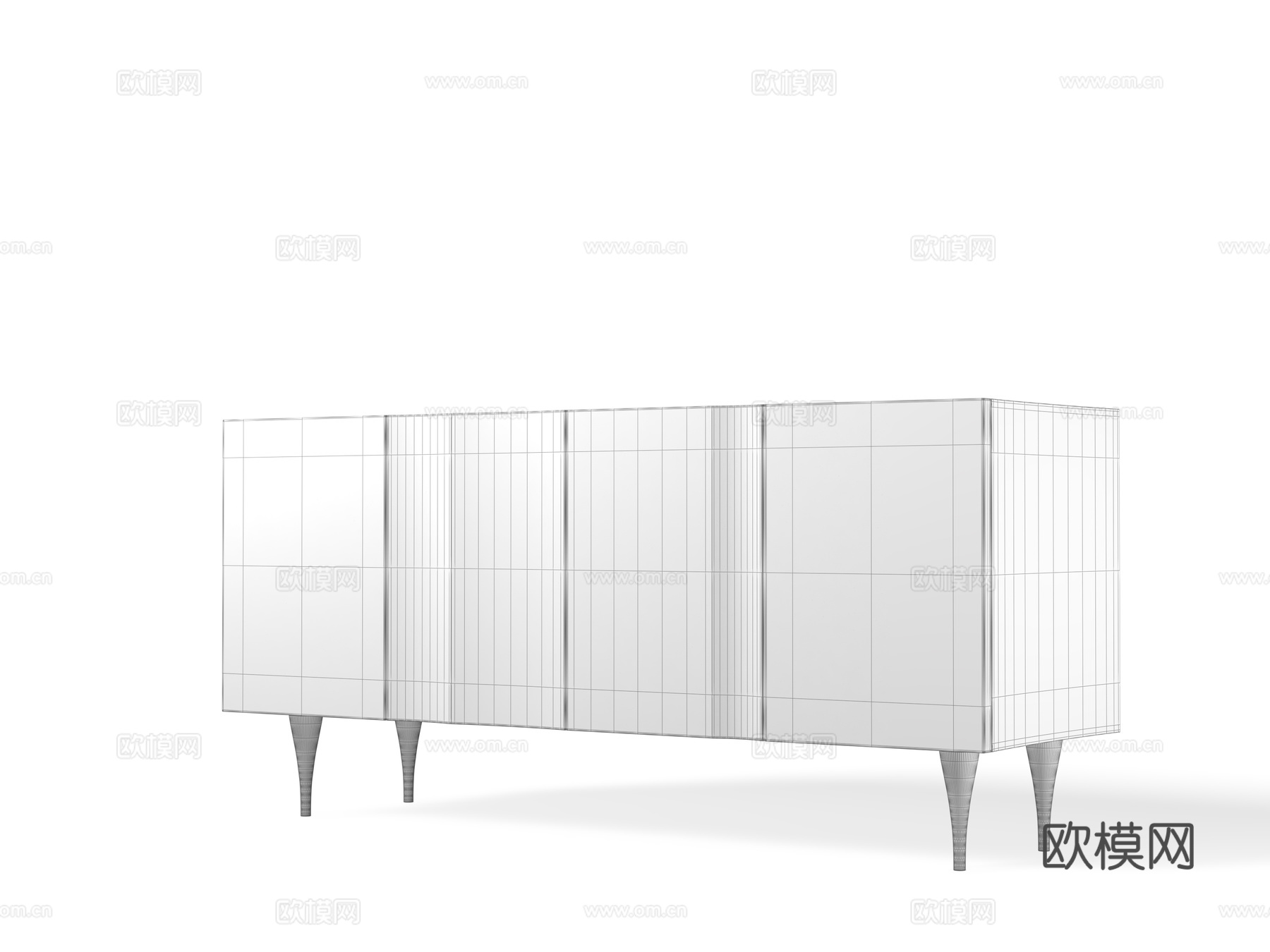 现代装饰柜3d模型