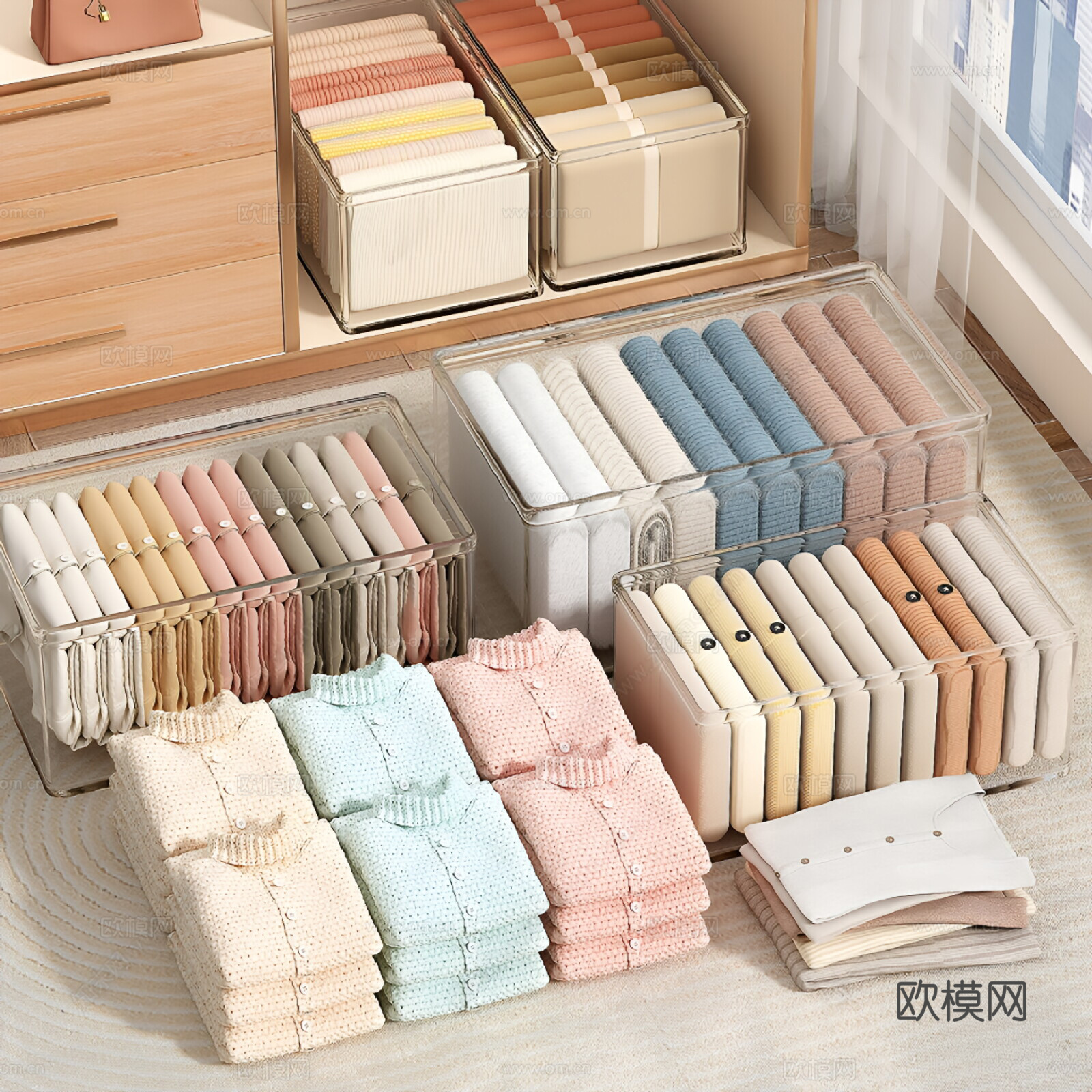 折叠衣服3d模型