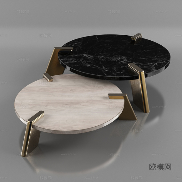 茶几组合3d模型下载