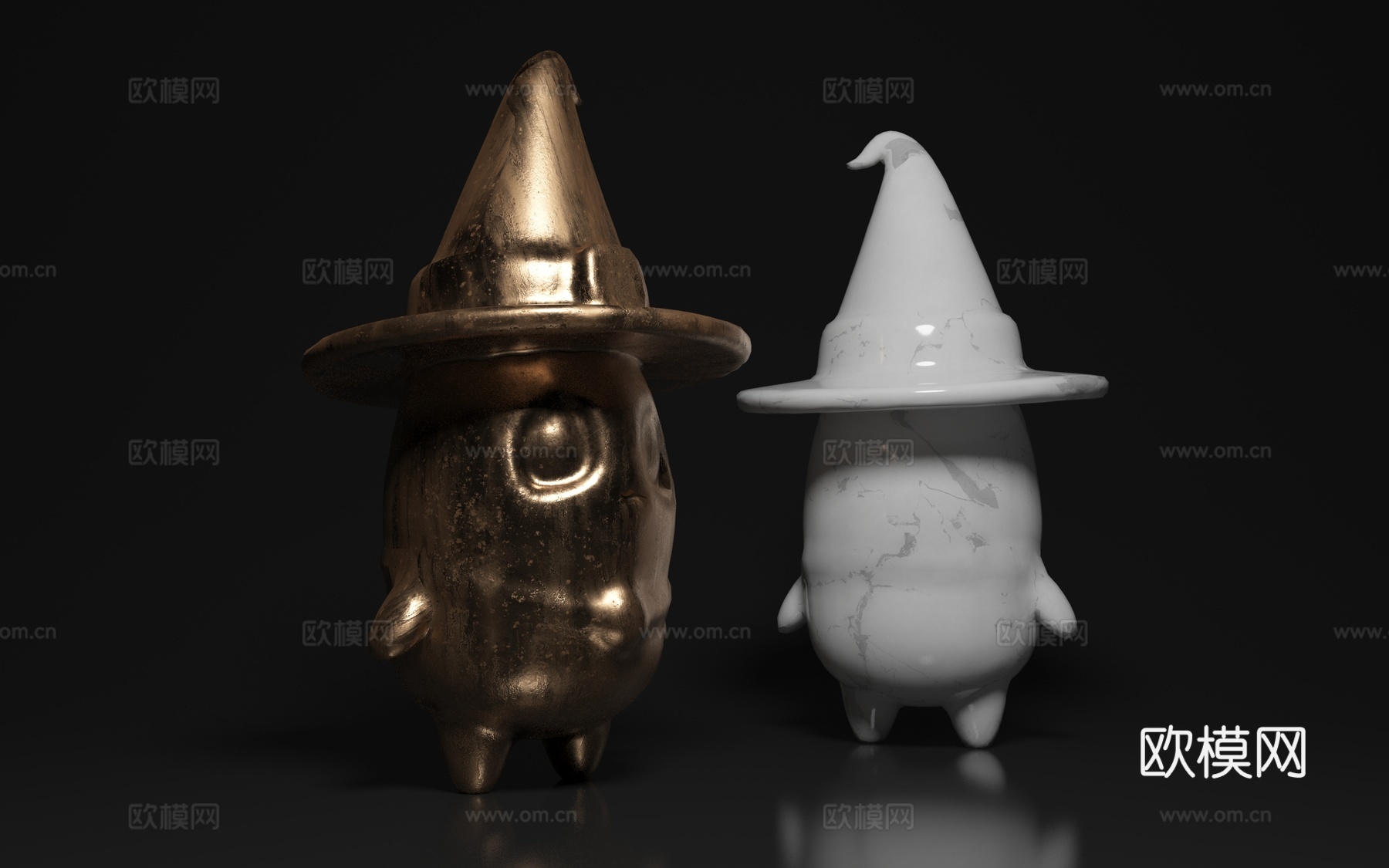 卡通人物 精灵 雕塑 艺术装置 卡通造型 手办 玩具 摆件3d模型