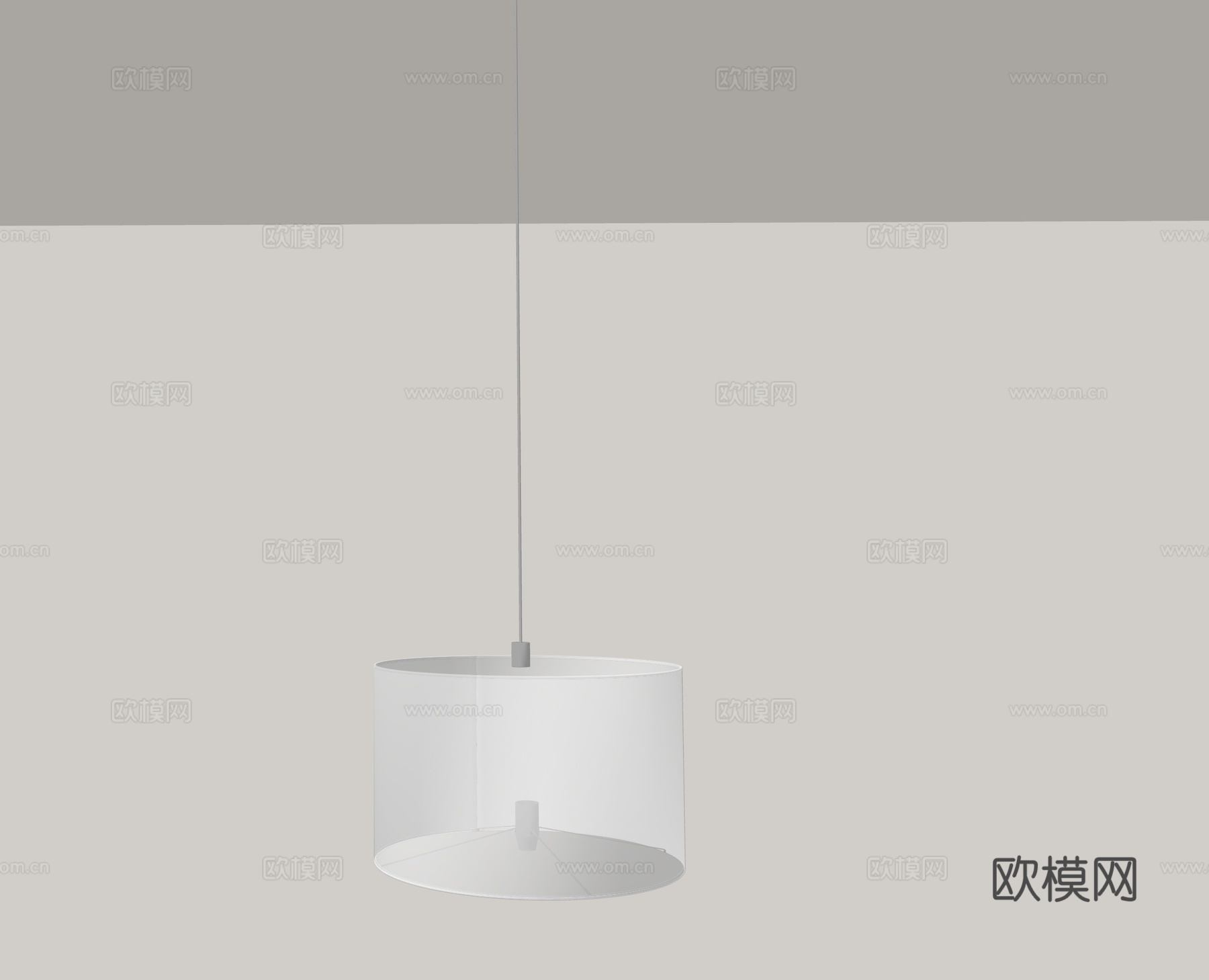 现代中古风吊灯 极简奶油风吊灯 北欧简约吊灯 餐厅吊灯 卧室su模型