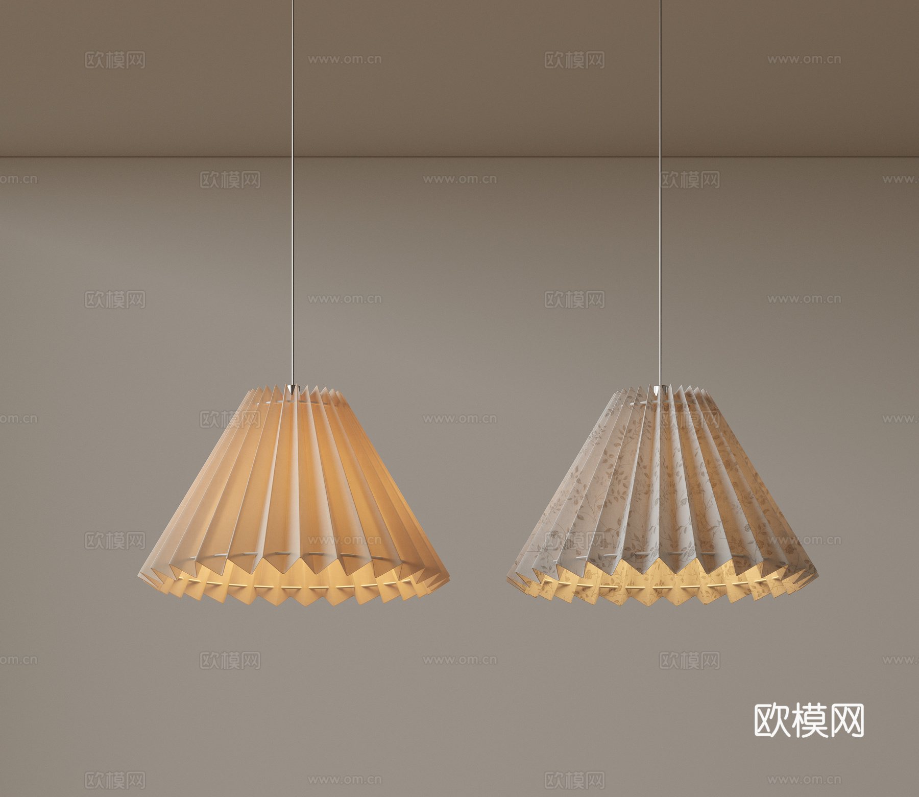 现代中古风吊灯 极简奶油风吊灯 北欧简约吊灯 餐厅吊灯 卧室su模型