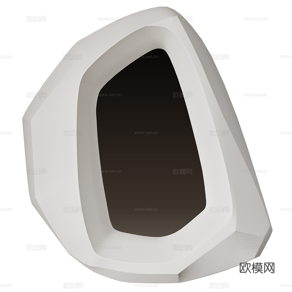 现代意式极简装饰镜子3d模型