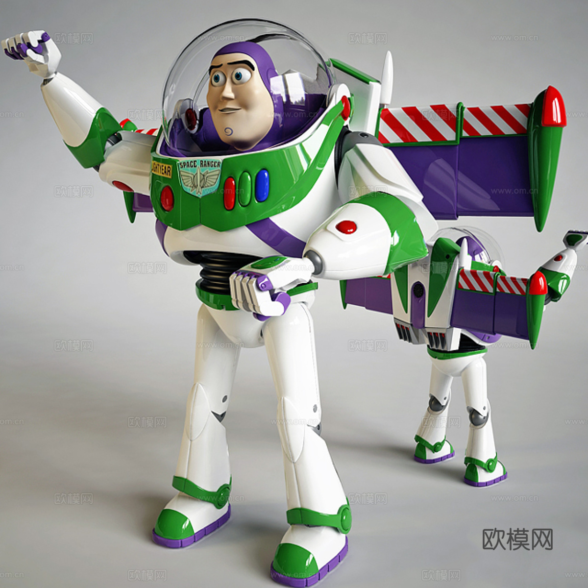 巴斯光年潮玩摆件3d模型