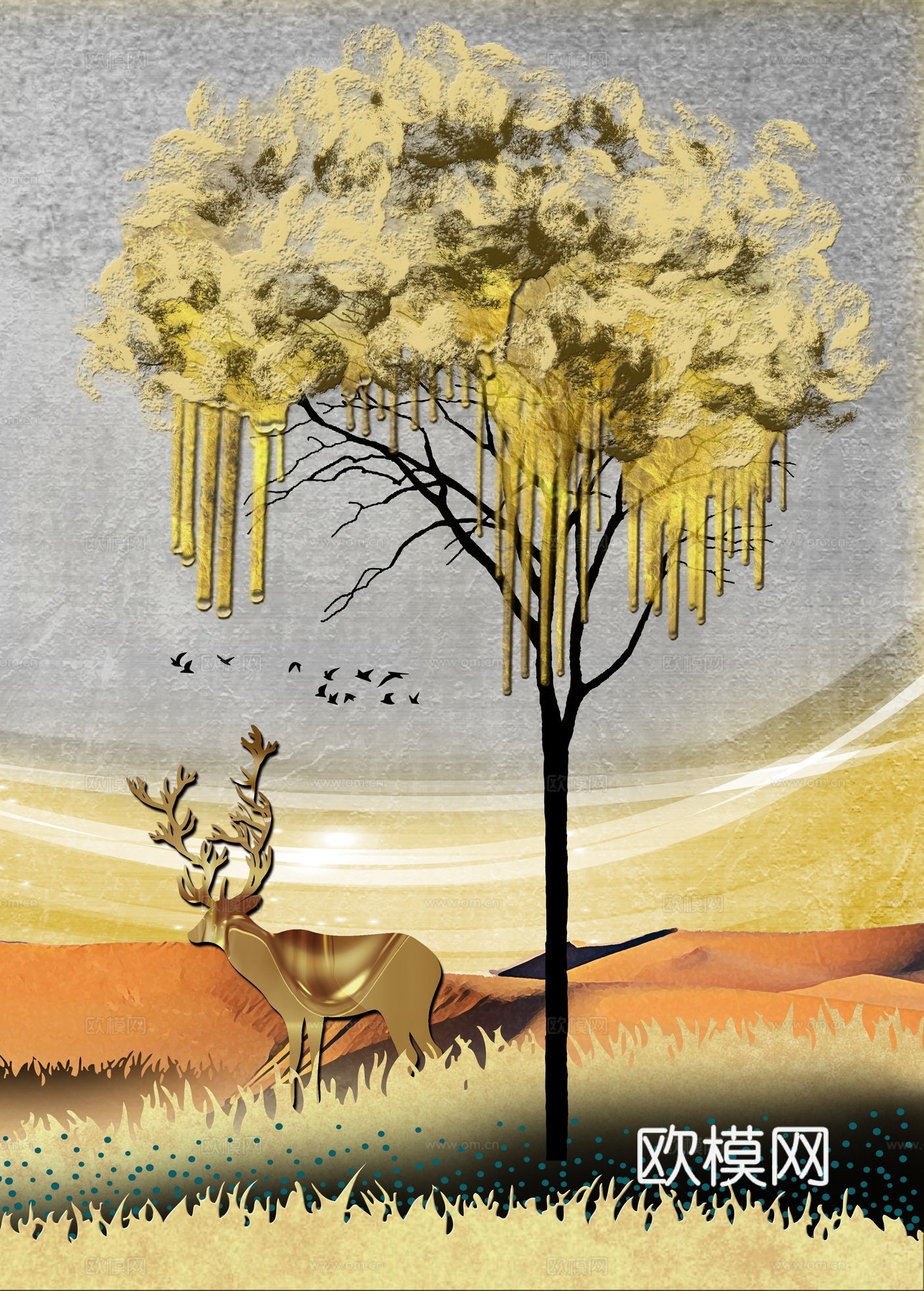 高清现代装饰画挂画下载