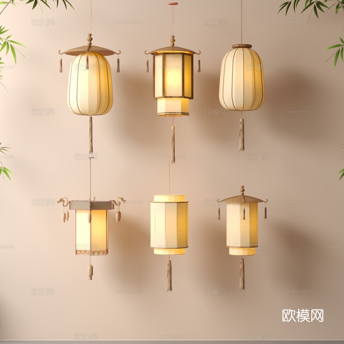 灯笼su模型