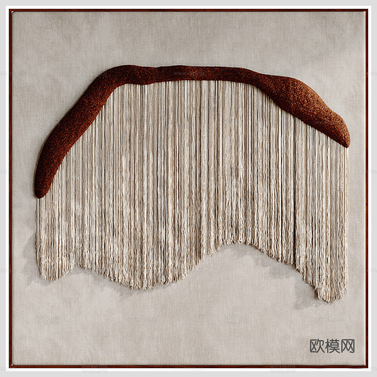 侘寂风挂画 墙饰挂画 墙饰挂件 立体挂件 立体挂画 立体装饰3d模型