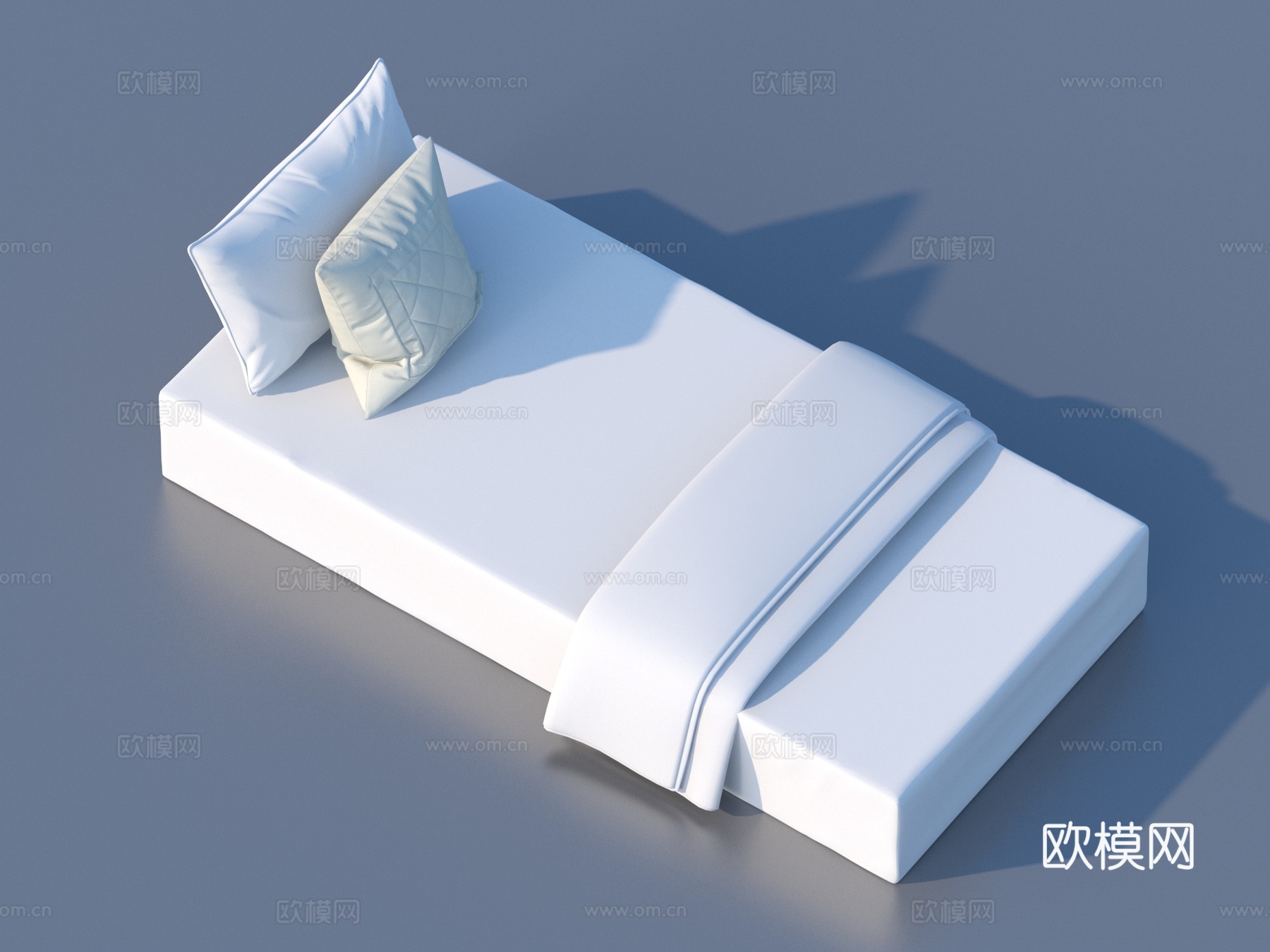 枕头 床垫 垫子 坐垫 弹簧垫3d模型
