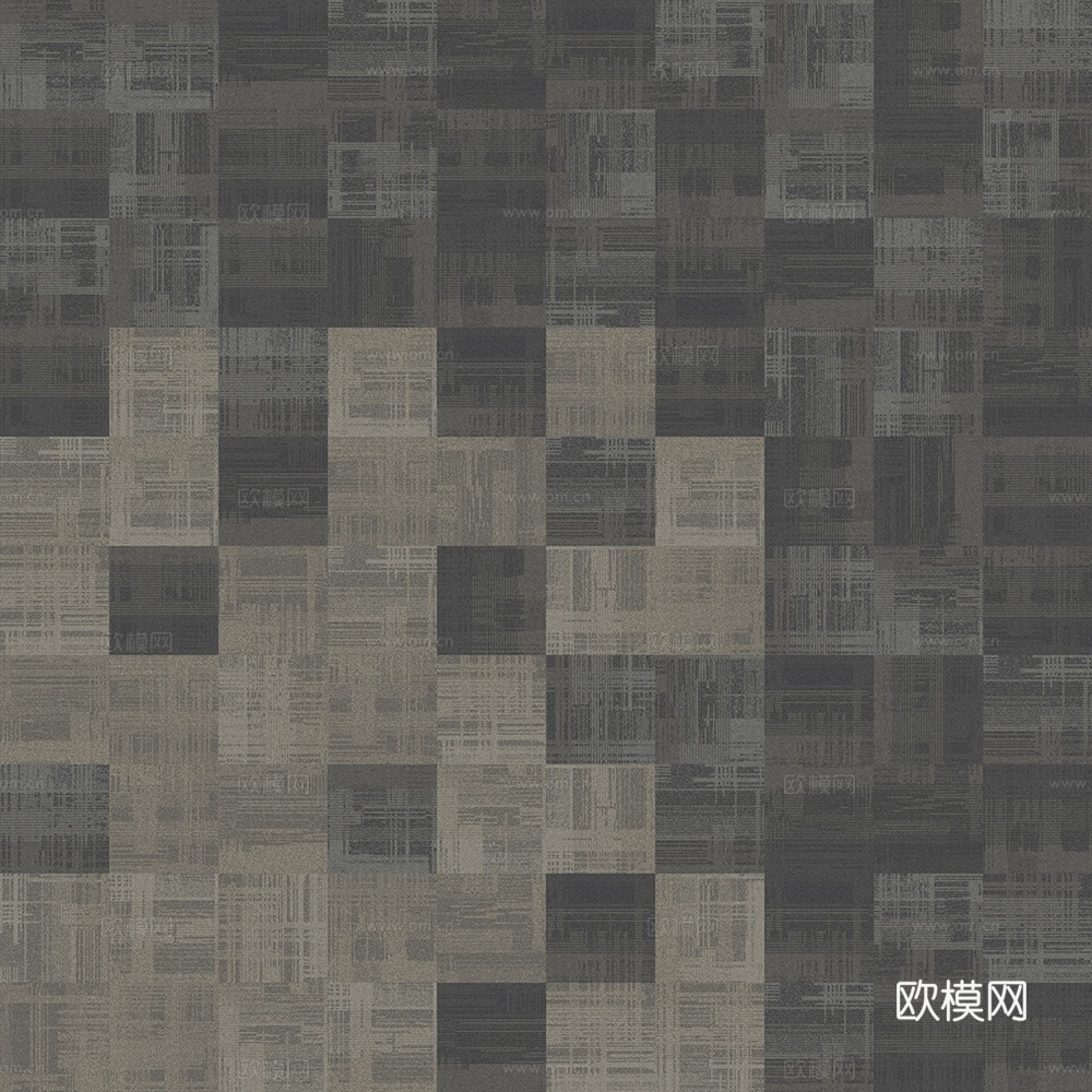 现代格子地毯