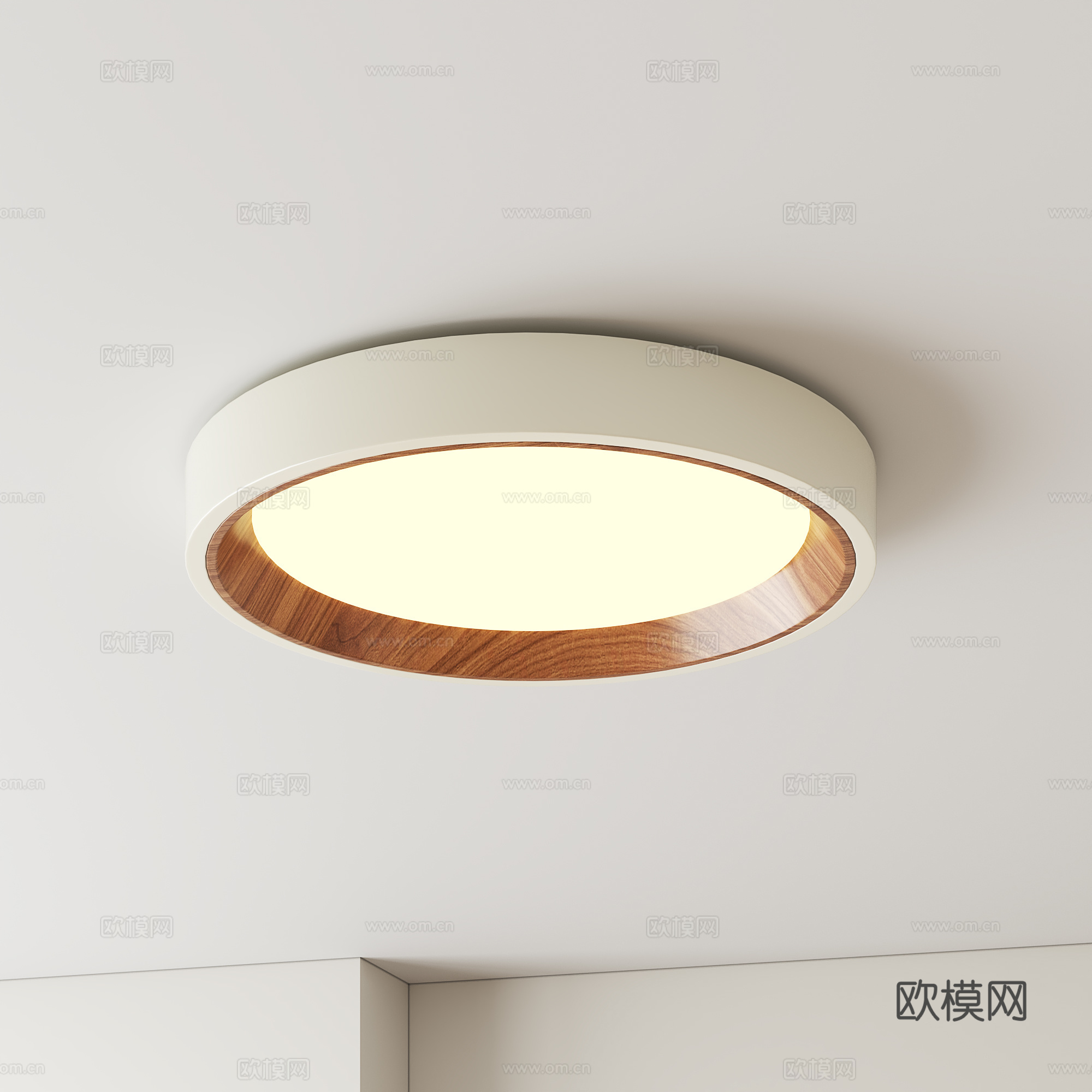 现代简约吸顶灯3d模型