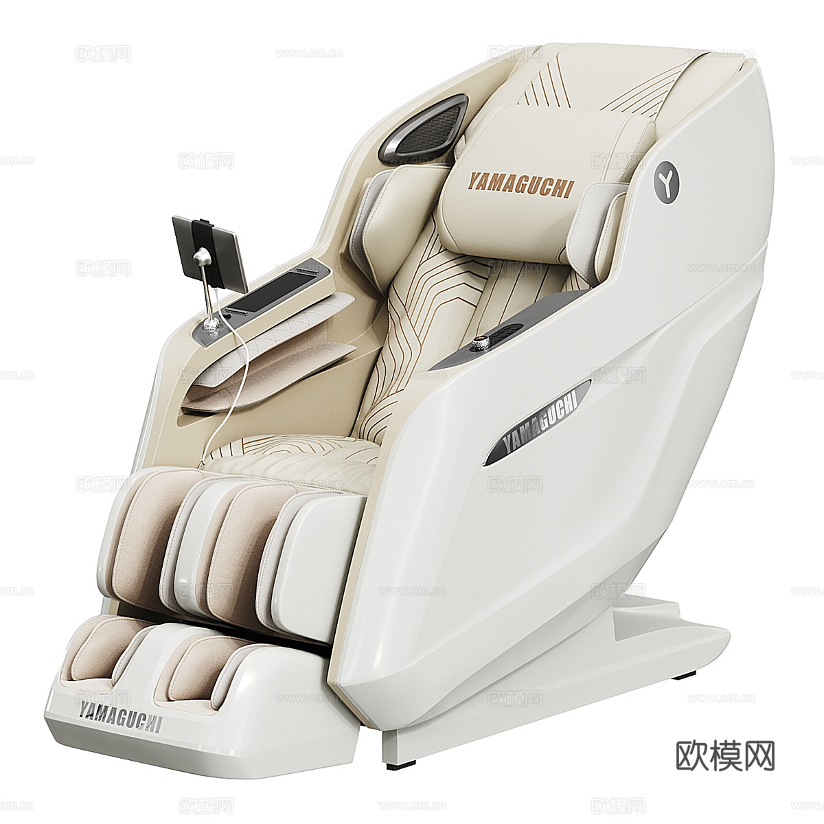 现代轻奢太空舱按摩椅3d模型