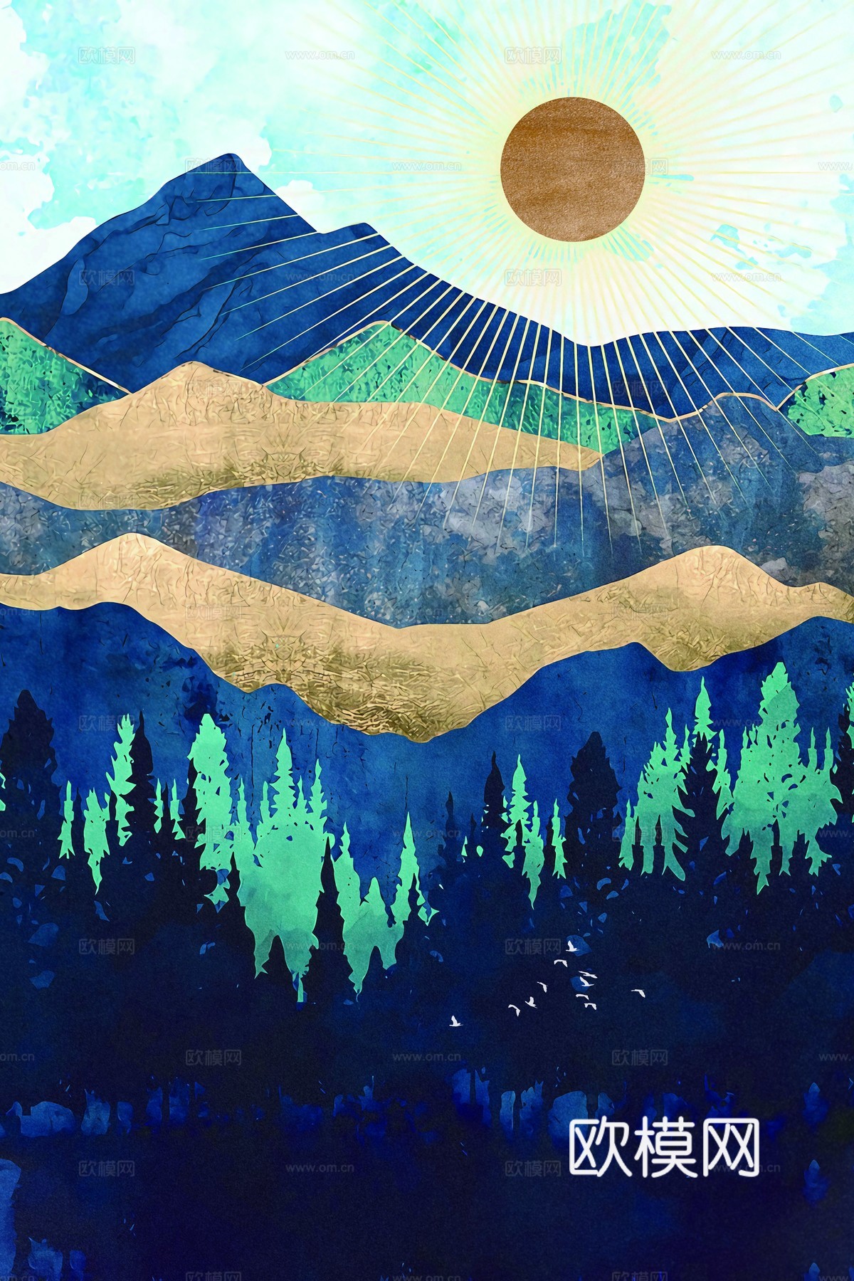 高清现代装饰画挂画下载